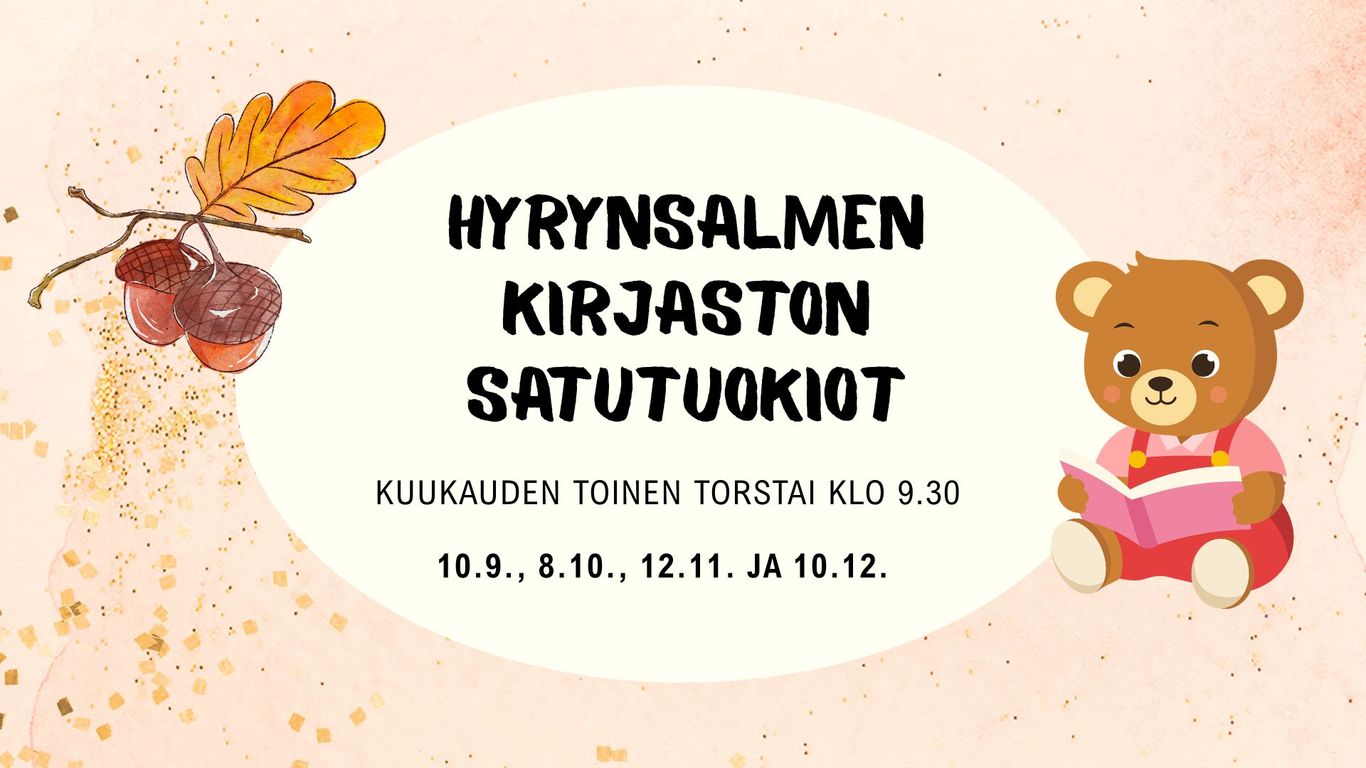Satutuokiot kirjastolla