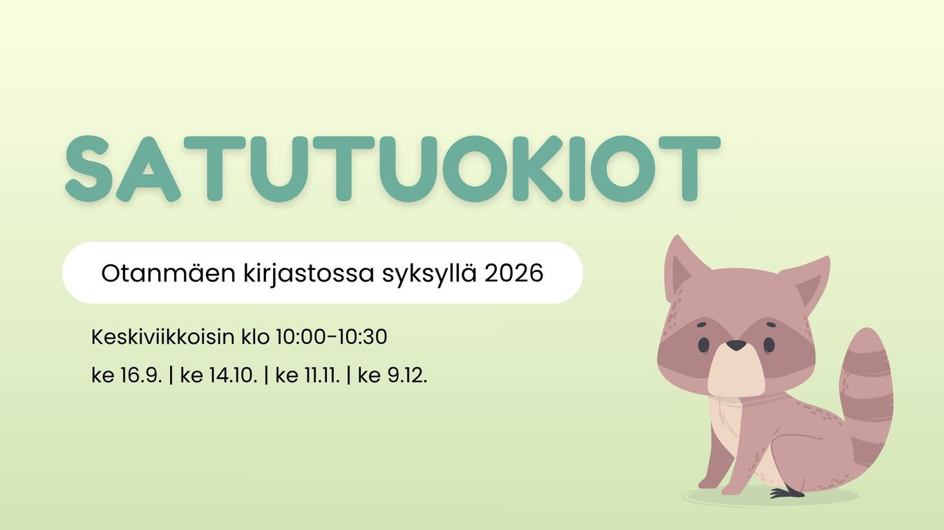 Satutuokiot Otanmäen kirjastossa