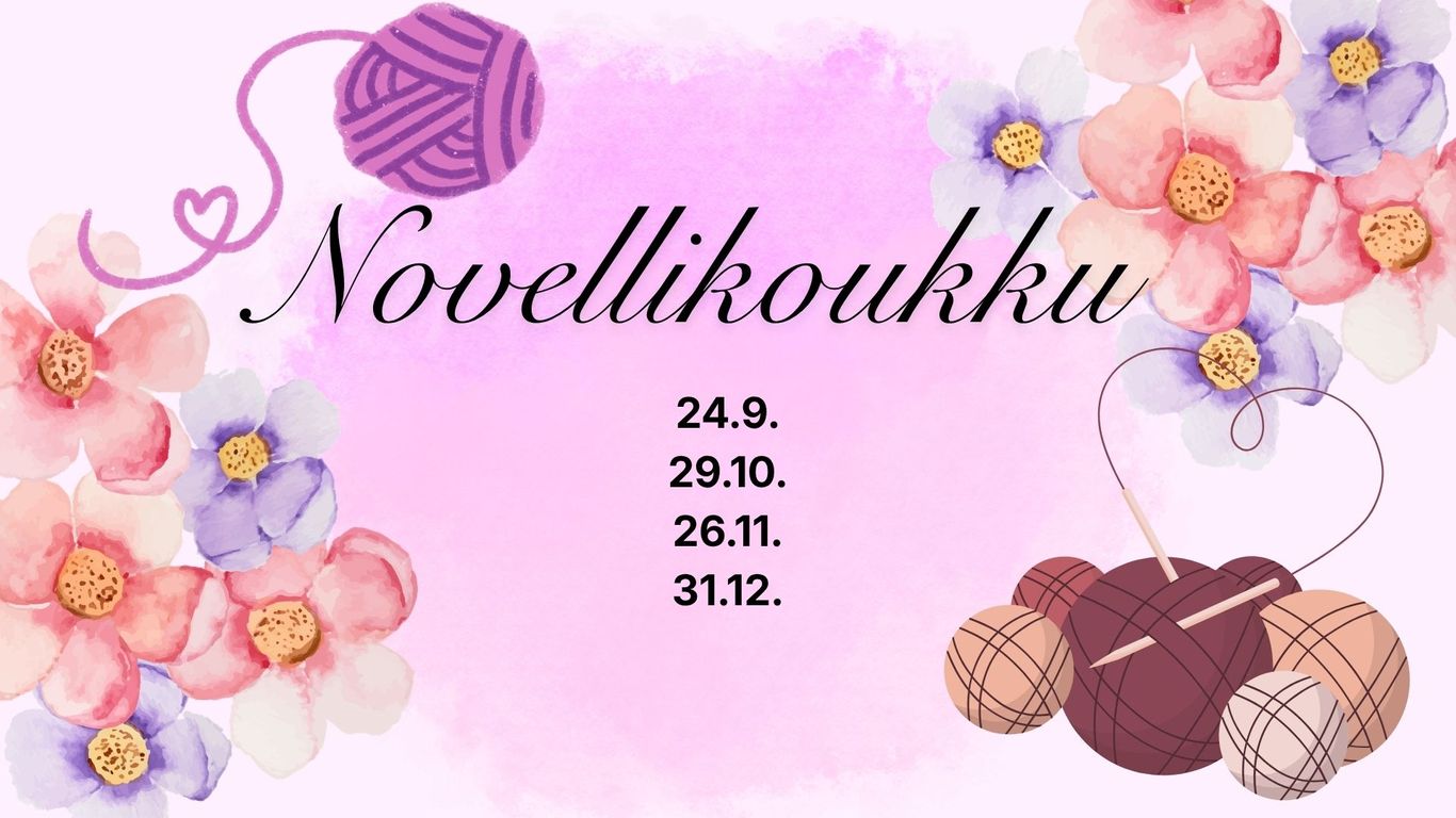 Novellikoukku Kuhmon kirjastolla syksy 2026