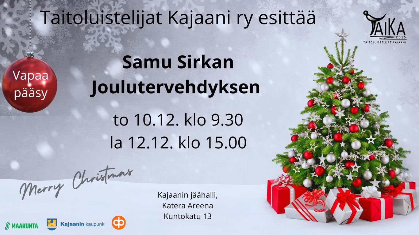 Taitoluistelijoiden joulunäytös