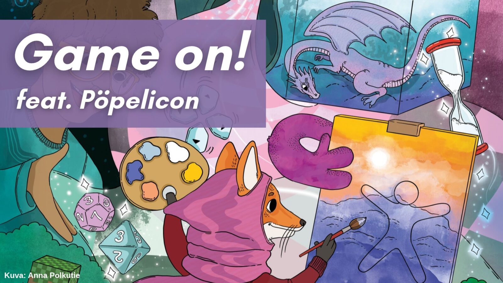 Game on! feat. Pöpelicon -pelitapahtumassa esillä retro- ja roolipelejä sekä Pokémoneja lauantaina 21.11.2026
